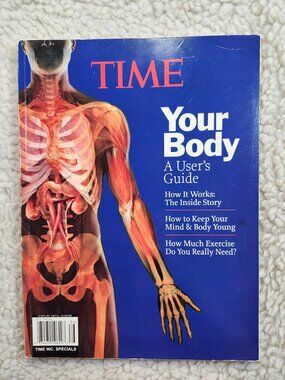 TIME Your Body A User's Guide Pk 2008 Health Anatomy Visuals Signed Kristy K